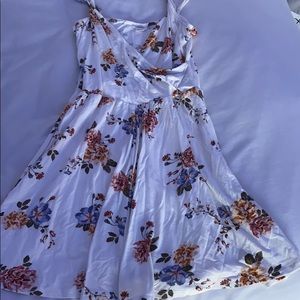 garage white floral romper